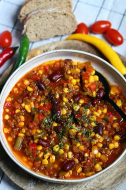 Chile Con Carne. mexican dish