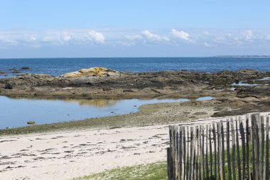 Le Croisic vahşi kıyı manzaraları