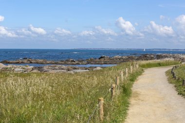 Le Croisic vahşi kıyı manzaraları