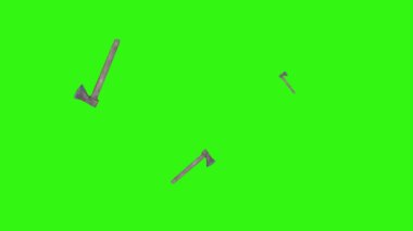 balta araçları yeşil ekranda animasyon, grafik kaynağı, kroma anahtarı