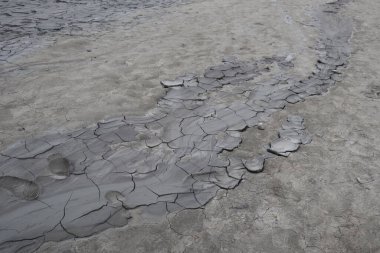 Romanya 'nın Buzau kentinde çamurlu volkanlar