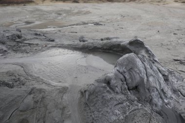Romanya 'nın Buzau kentinde çamurlu volkanlar