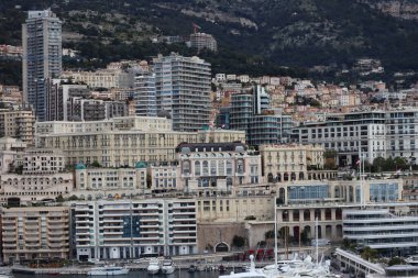Monako şehir binalarının güzel yeri.