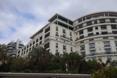 Monako şehir binalarının güzel yeri.