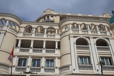 Monako şehir binalarının güzel yeri.