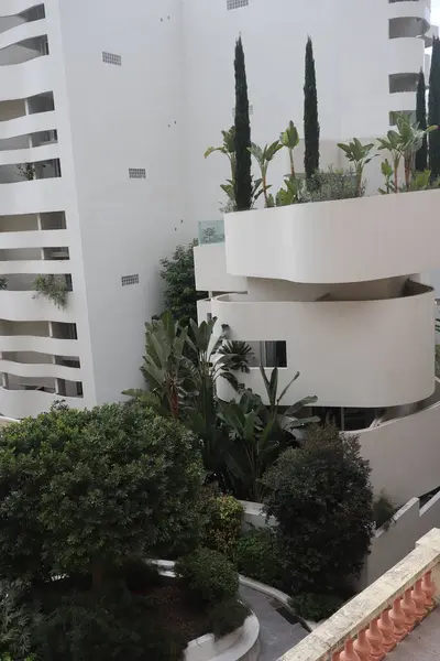 Monako şehir binalarının güzel yeri.