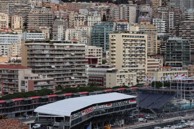 Formula 1 Grand Prix Alanı rotası Monako 'dan, 03 Nisan 2025