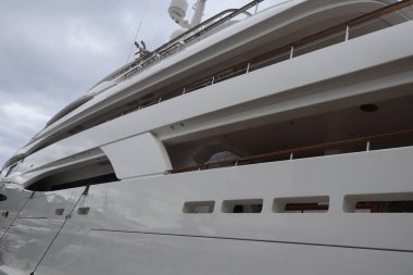 Monaco yatları Monte Carlo civarında liman kenti 03 Nisan 2025