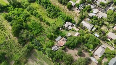 Romanya 'nın Somusca köyünün kırsal manzarası