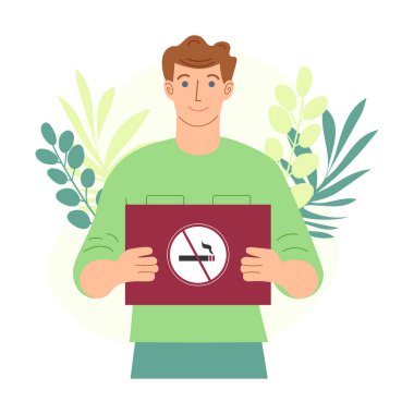 Şirin bir adam elinde 