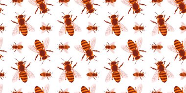 Bu canlı ve neşeli desen sevimli küçük arıları içeriyor. Tekstil, duvar kâğıtları ve el sanatları için mükemmel hale getiriyor.