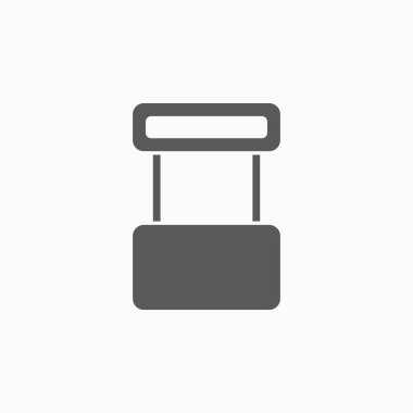 promo stand icon vector illustration