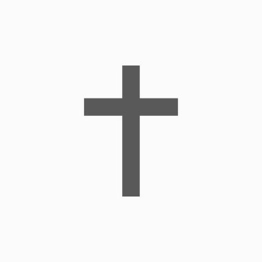 din çapraz simge vektör illüstrasyon