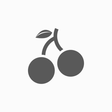 Kiraz ikonu, Vektör, İllüstrasyon