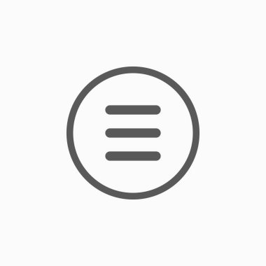 Menü simgesi vektör illüstrasyonunu genişlet