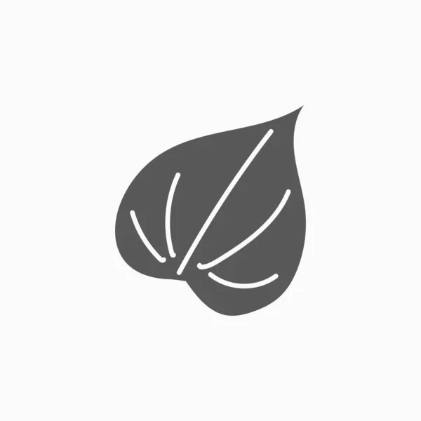 葉のアイコンベクトルイラスト — ストックベクタ