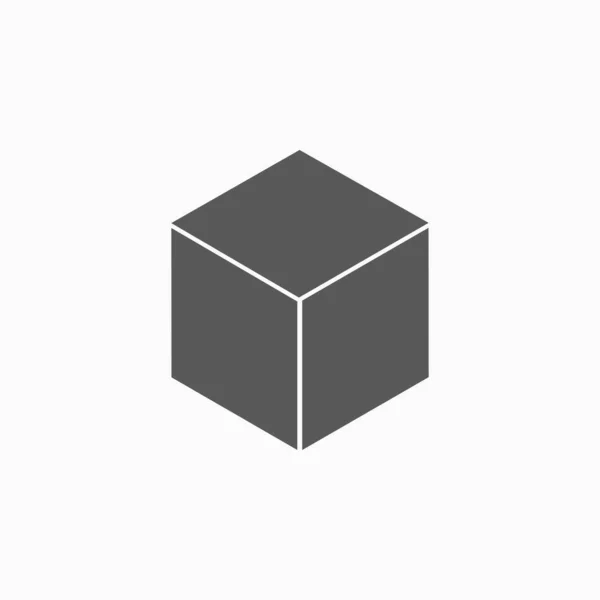 Box Symbol Paketvektor — Stockvektor