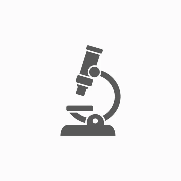 Ikona Mikroskopu Wektor Zakresu — Wektor stockowy
