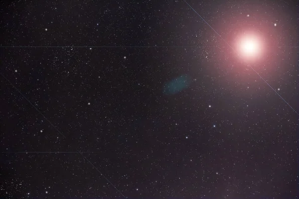 Soarele Strălucește Galaxia Noastră Din Univers — Fotografie, imagine de stoc