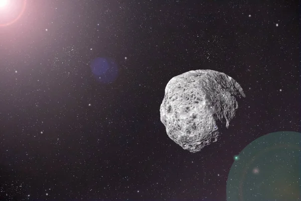 Meteorito Gigante Dirigiéndose Tierra Alta Resolución — Foto de Stock