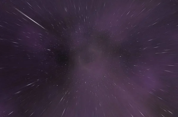 宇宙の塵が高解像度で空間を歪め — ストック写真
