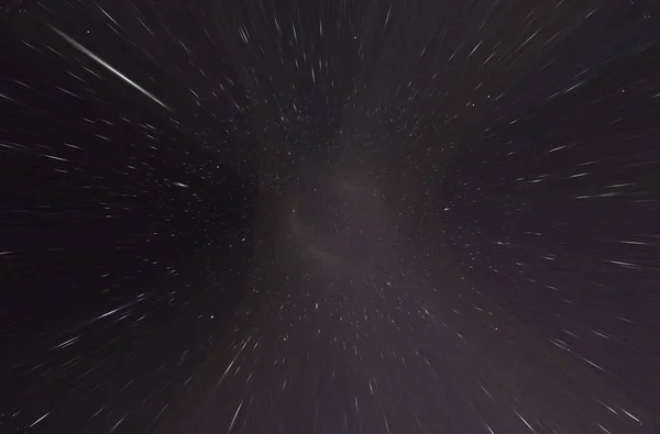 Αστέρια Στρεβλωμένα Από Την Ταχύτητα Του Φωτός Υψηλή Ανάλυση — Φωτογραφία Αρχείου