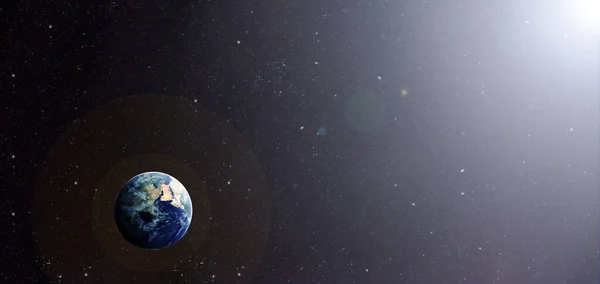 Güneş Gezegeni Dünya Yüksek Çözünürlükte — Stok fotoğraf