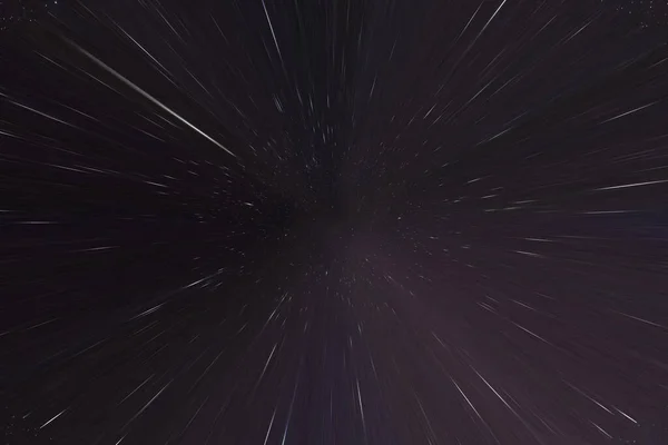Αστέρια Του Σύμπαντος Κινούνται Την Ταχύτητα Του Φωτός Υψηλή Ανάλυση — Φωτογραφία Αρχείου