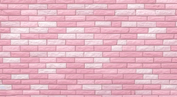 Téglafal Vagy Beton Textúra Háttér Rózsaszín Színű Kombinálva Fehér — Stock Fotó