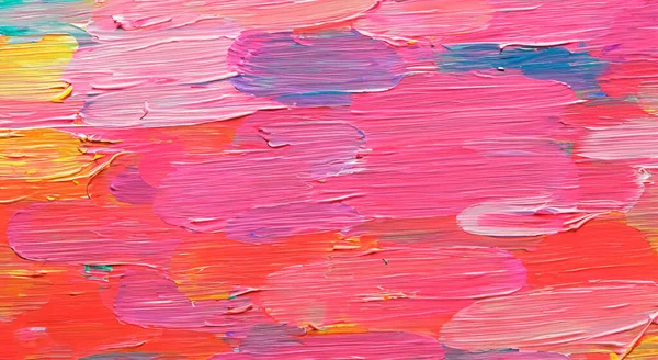 Incrível Pintura Abstrata Cores Rosa Alta — Fotografia de Stock