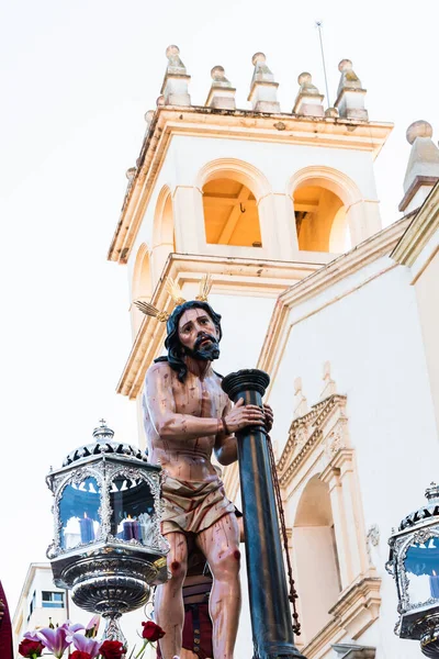 Procession Our Father Jesus Humility Patience Holy Week Badajoz — Zdjęcie stockowe