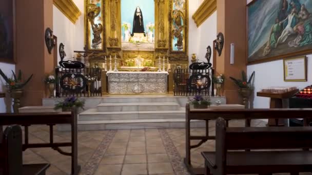 Badajoz Spagna Domenica 2024 Santuario Della Madonna Addolorata Chandavila — Video Stock