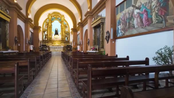 Badajoz Espagne Dimanche 2024 Sanctuaire Notre Dame Des Douleurs Chandavila — Video