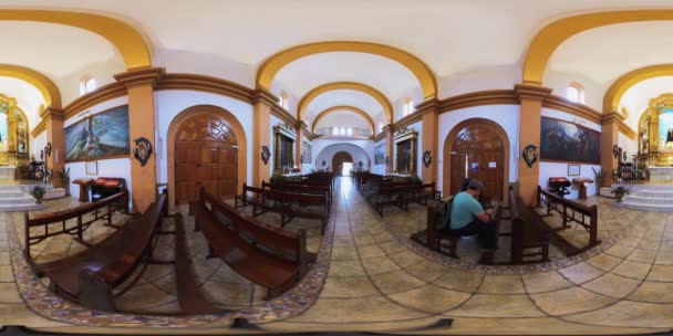 Badajoz Ισπανία Κυριακή 2024 Ιερό Της Παναγίας Της Θλίψης Στη — Αρχείο Βίντεο