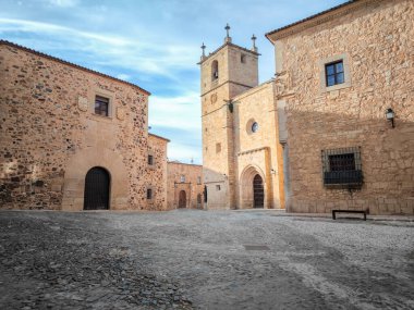 Caceres, Extremadura, İspanya 'daki Santa Maria Katedrali