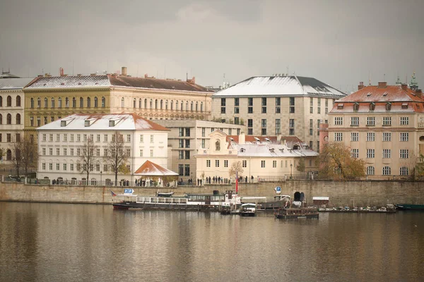 Praga Historyczne Centrum Miasta Fragmenty Wokół Mostu Karola — Zdjęcie stockowe