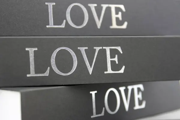 Palabras Amor Cuaderno — Foto de Stock