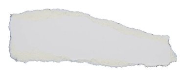 Parçalanmış albüm kağıtları beyaz arkaplanda izole edilmiş 