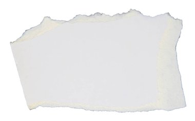 Parçalanmış albüm kağıtları beyaz arkaplanda izole edilmiş