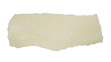 beyaz arkaplanda izole edilmiş beyaz kağıt yırtığı 