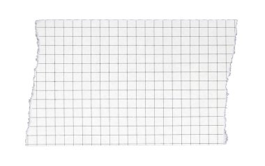 Boş kare kağıt kağıtlar veya beyaz arkaplanda izole edilmiş not defteri sayfaları