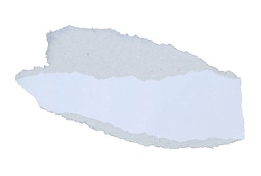 Yırtık kağıt png dosyası beyaz arkaplanda izole edildi