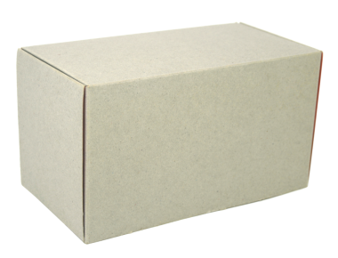 Saydam arkaplan png dosyasına izole edilmiş kapalı karton kutu