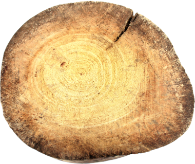 Şeffaf arkaplan png dosyasındaki eski tahta kesme tahtası