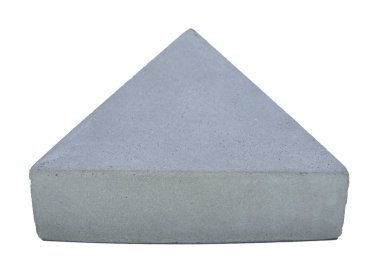 Beyaz arkaplanda izole edilmiş kozmetik veya cilt bakım ürünlerini göstermek için somut şablon podyum temeli