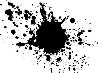 beyaz arkaplanda su sıçrama simgesi izole