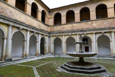 Main cloister of Certosa of The Certosa di Padula well known as Padula Charterhouse is a monastery in the province of Salerno in Campania, Italy