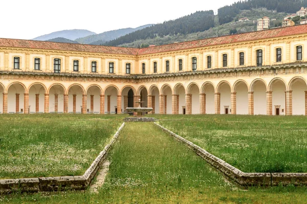 Certosa Padula Well Known Padula Charterhouse Monastery Province Salerno Campania 스톡 사진