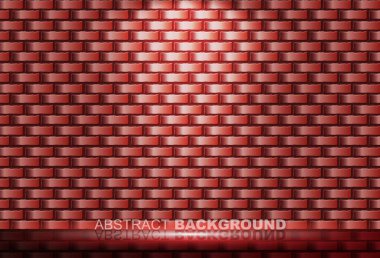 Tuğla duvarın soyut dokusu. Vektör arkaplan tasarımı, kitap tasarımı, web sitesi arka planı veya reklamcılıkta kullanılabilir.