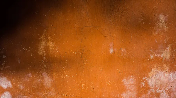 Ombres Foncées Sur Couleur Brune Plâtre Mural Bannière Web — Photo